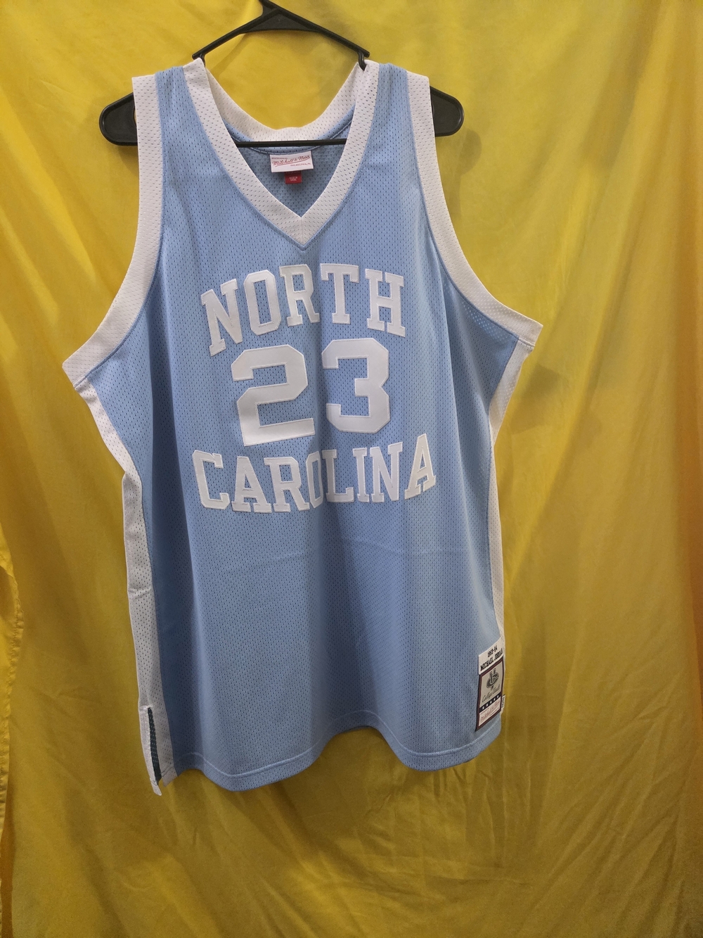 Mitchell & Ness Light Blue and White Basketball Jersey